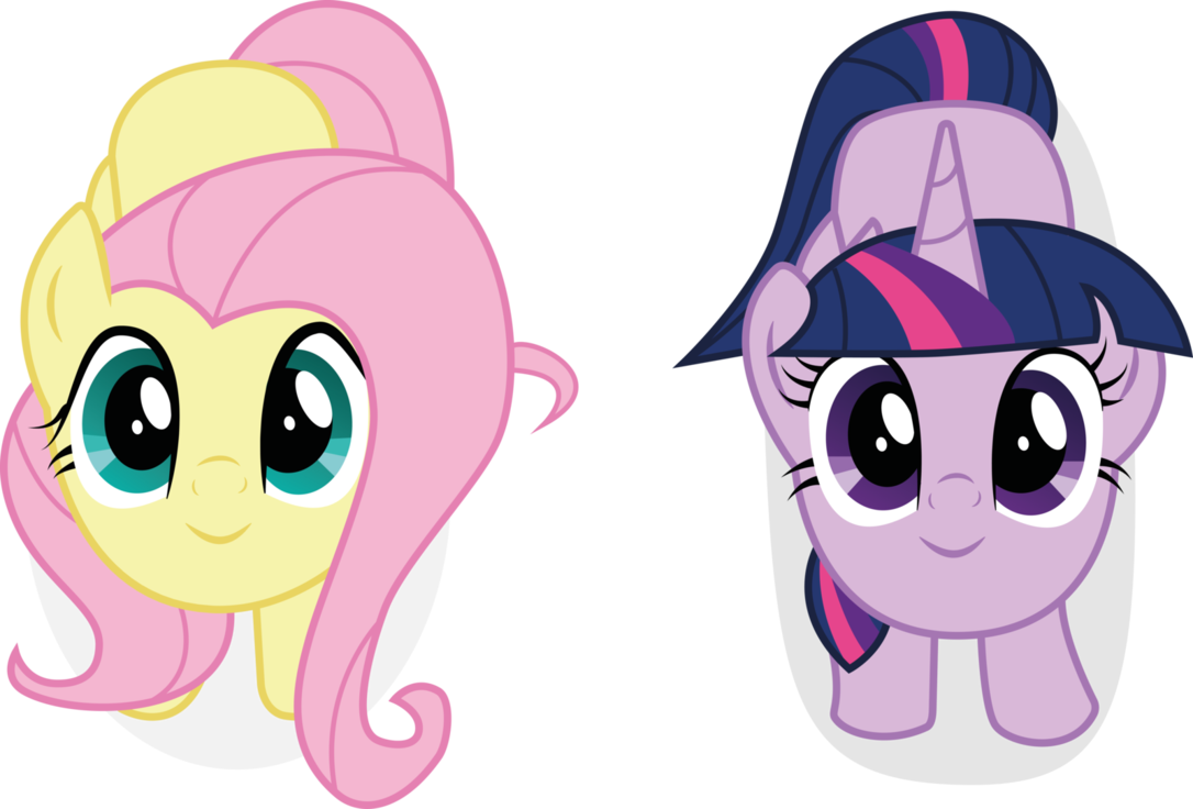 Fluttershy Twilight Sparkle Pony Pink Nose Mammal Purple - My Little Pony Twilight Sparkle And Fluttershy (1086x736)