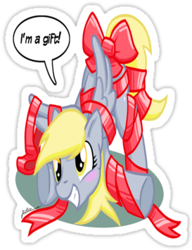 "my Little Pony Friendship Is Magic Derpy Doo Christmas - Pony Friendship Is Magic Christmas (375x360)