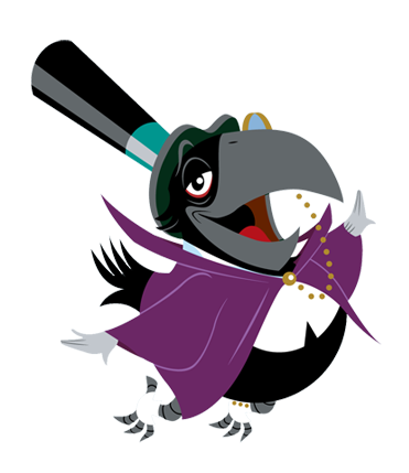 Homer D Poe Clipart Free Images - Ruby Gloom Edgar Allan Poe (371x429)