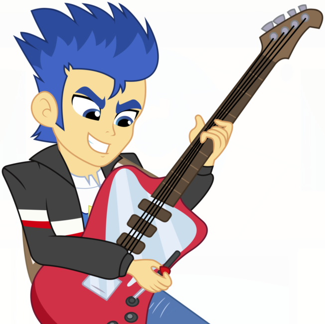 Aparat - Com/m4carbine - My Little Pony Equestria Girls Flash Sentry (652x649)