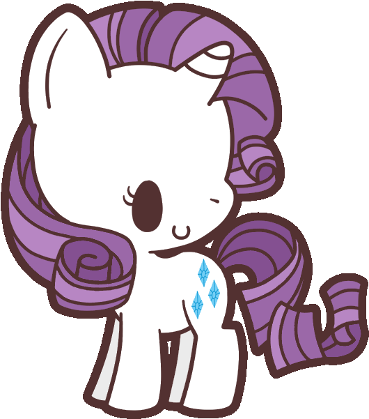 Pony Clipart Chibi - Chibi My Little Pony Drawing (600x647)