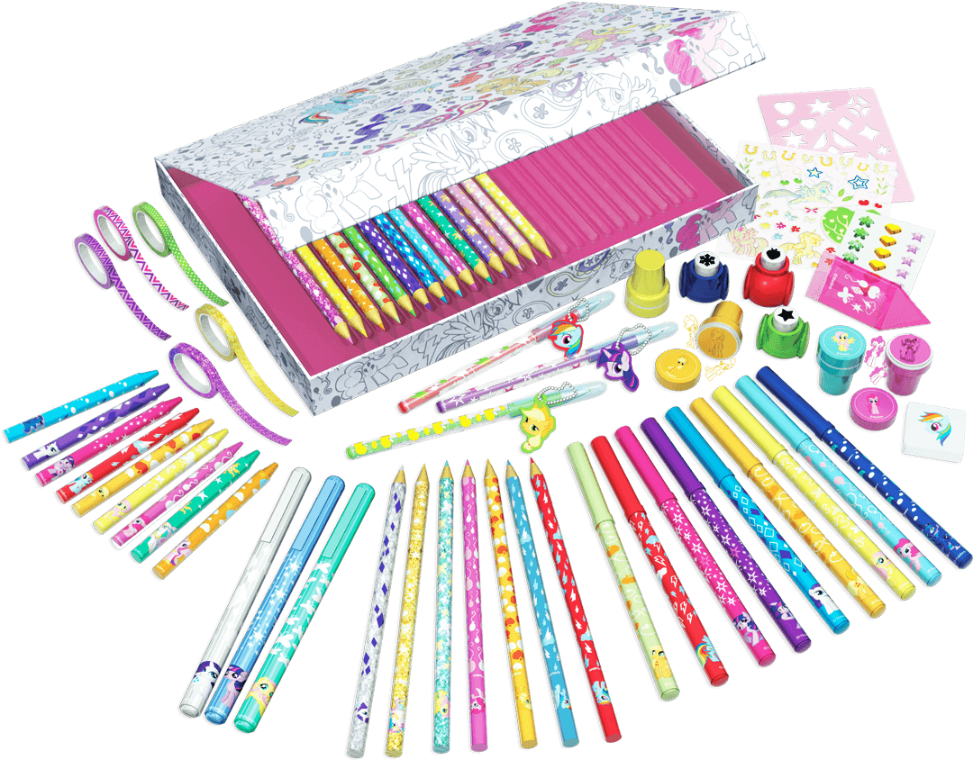 My Little Pony Colouring Equipment With Every Issue - Coloring Book (1628x885)