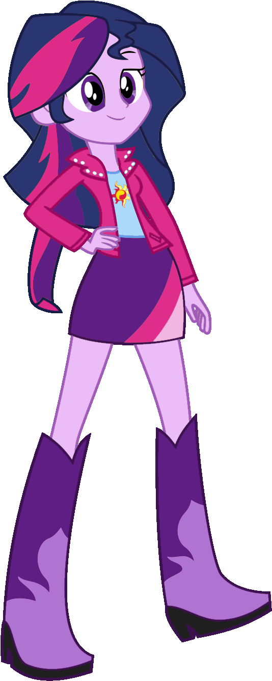 Twilight Spakle Sunset Shimmer By Iamsheila - Rarity (578x1381)