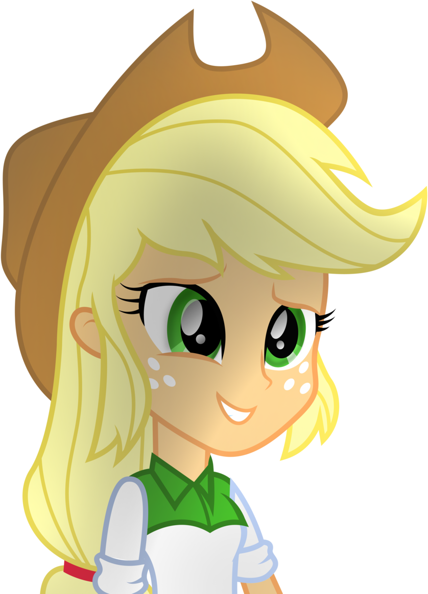 [eqg] Applejack By Paulysentry - My Little Pony Equestria Girl Applejack Bass (900x1205)