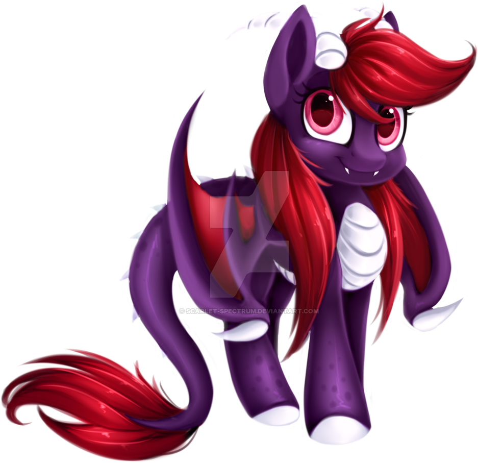 Scarlet-spectrum, Cute, Cute Little Fangs, Dawwww, - Digital Art (1024x962)