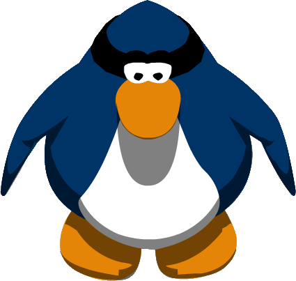 Cat Burglar Mask Ig - Club Penguin Blue Penguin (425x403)