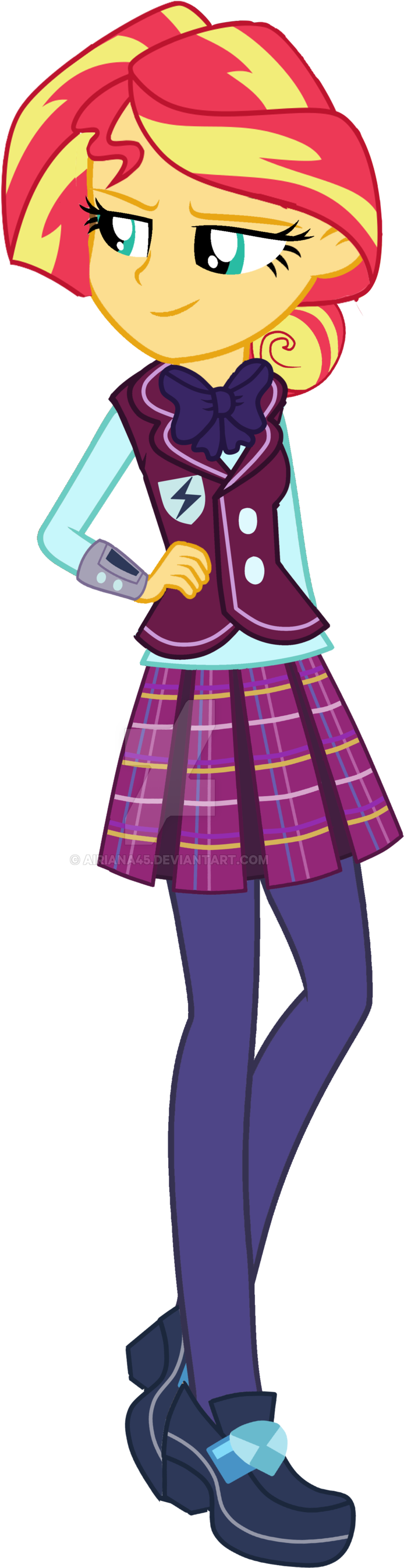 Orginal Human Sunset Shimmer By Airiana45 - Cosplay (1024x3012)