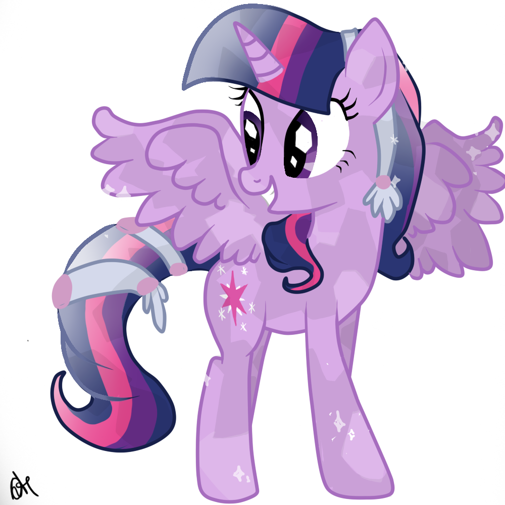 Twilight Sparkle Alicorn Crystal By Oceanhorse00 - My Little Pony Twilight Sparkle Alicorn (1000x1000)