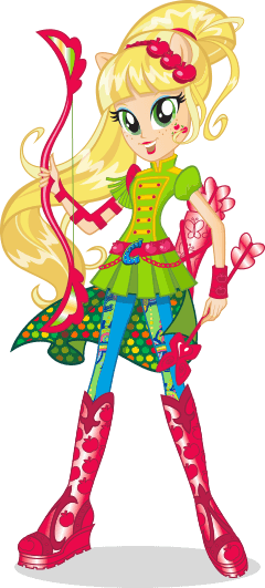 Mlp Equestria Girls Friendship Games Applejack Archery - Equestria Girls Friendship Games Applejack (240x531)