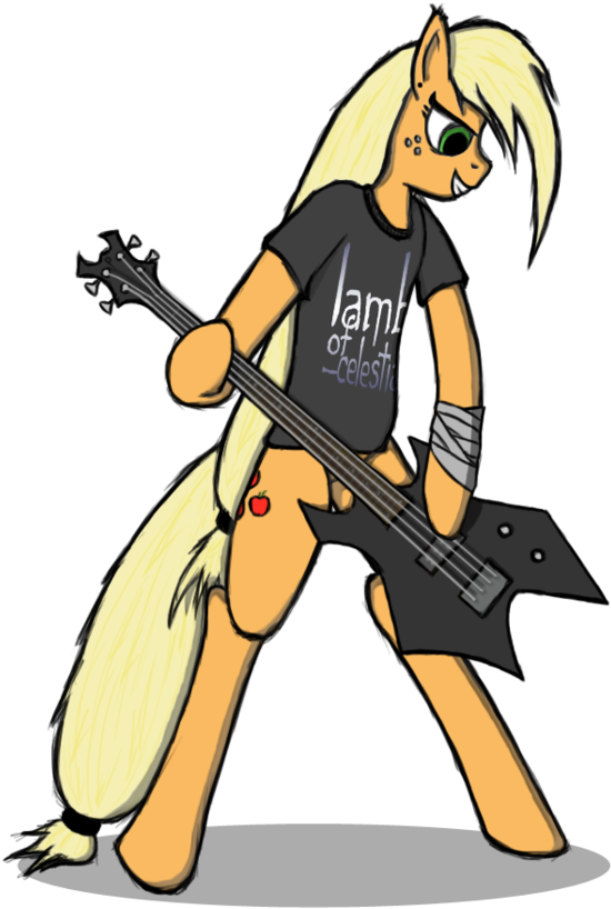 Heavy Metal Aj By Raynebowcrash - Cartoon (600x860)