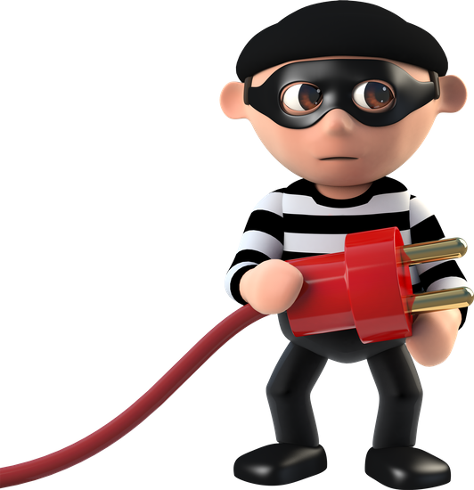 3d Funny Cartoon Criminal Burglar Character - Coffee Burgler (775x800)