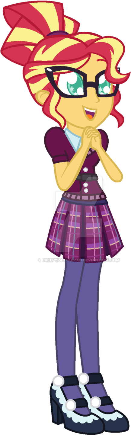Condescending Sunset Shimmer Wonka - Sunset Shimmer Shadow Bolt (600x1517)
