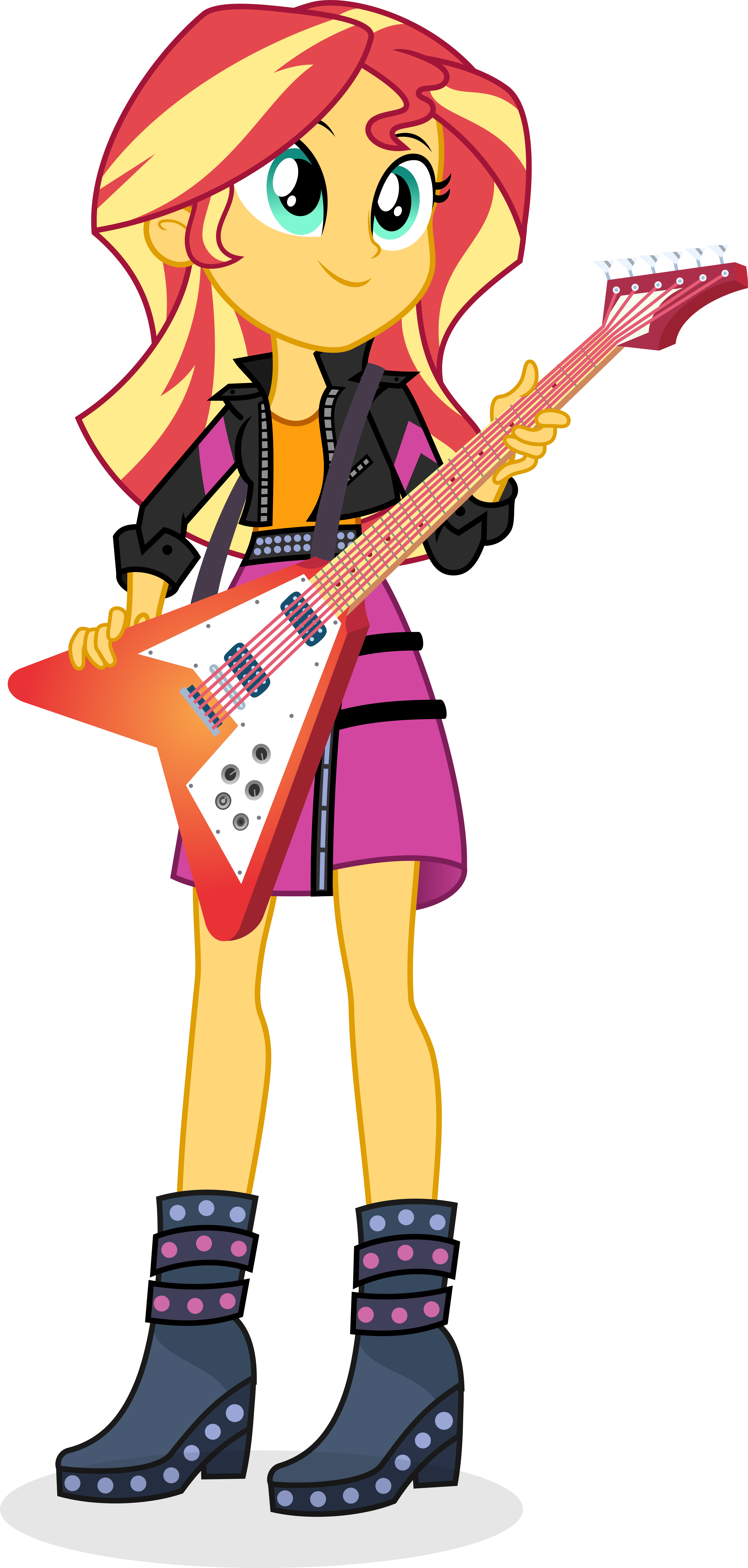 Absurd Res, Artist - Mlp Eg Sunset Shimmer New Look (4101x8589)