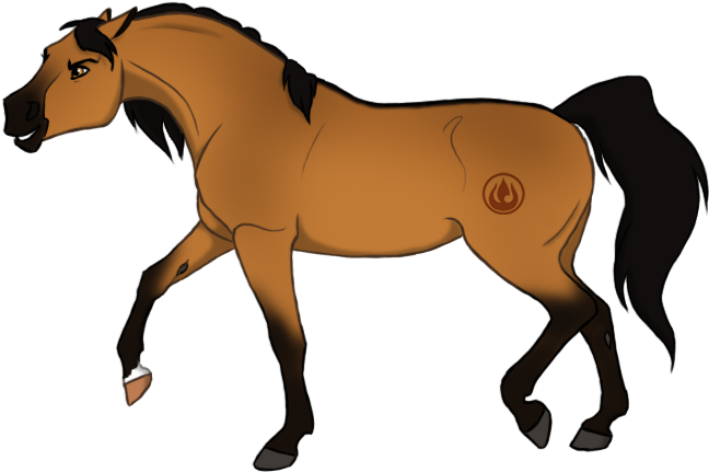 Fire Princess By Cat-orb - Caballo Spirit Png (700x525)