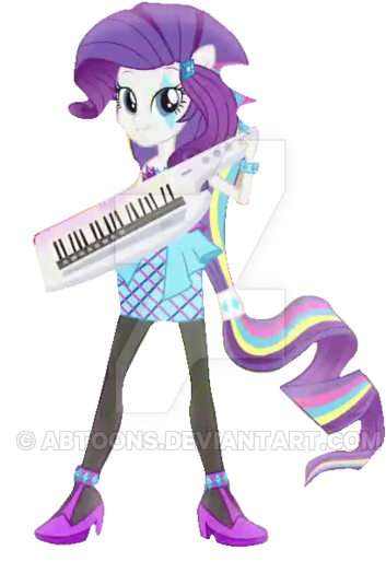 Eqg Rainbow Rocks Rarity Vector 4 By Abtoons - Toy Instrument (400x531)