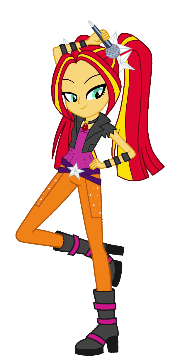 Sunset Shimmer Aria By Iamsheila - My Little Pony Aria Dazzle (630x1269)