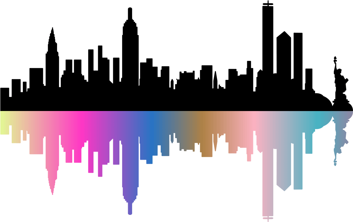 New York Skyline Silhouette (1200x1200)