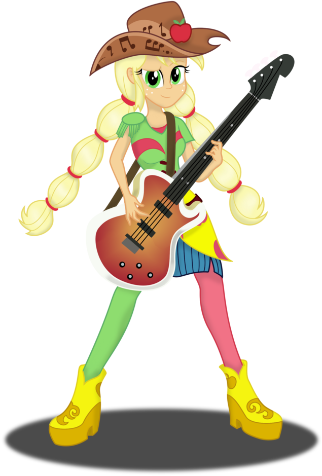 Deannaphantom13, Bass Guitar, Clothes, Cowboy Hat, - Cartoon (684x1024)