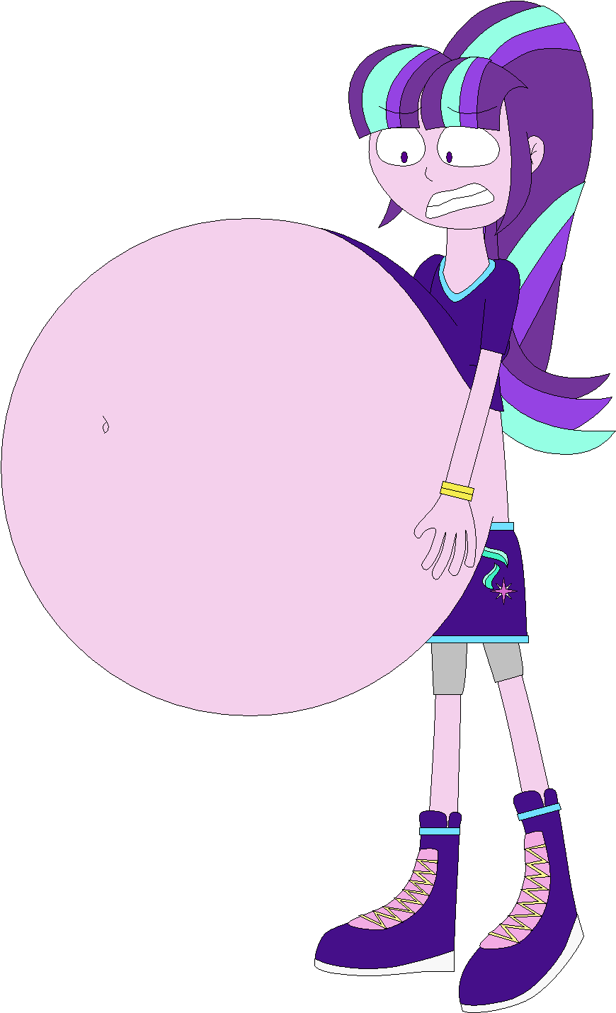 Sunset Shimmer Twilight Sparkle Medical Sign My Little - Inflation (908x1436)