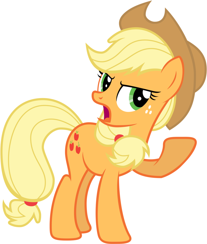 My Little Pony Mlp Friendship Is Magic Fim Applejack - Apple Jack (900x1273)