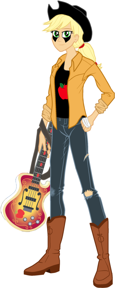 Alternate Costumes, Applejack, Artist - Cartoon (488x1024)