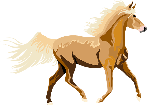 Realistic Horse Art - Mane (618x442)