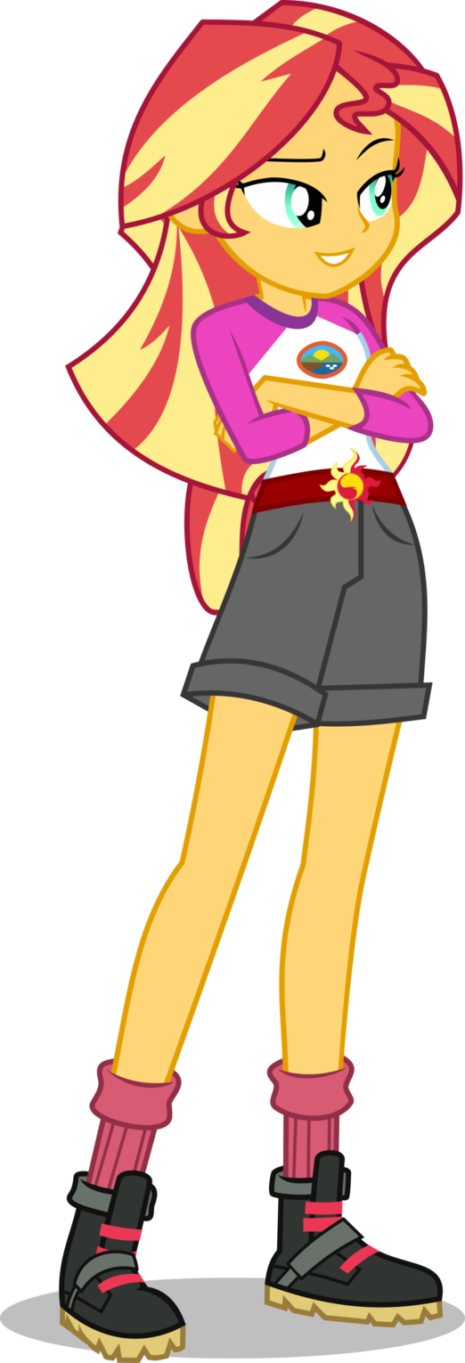Sunset Shimmer By Limedazzle - Fluttershy (522x1530)