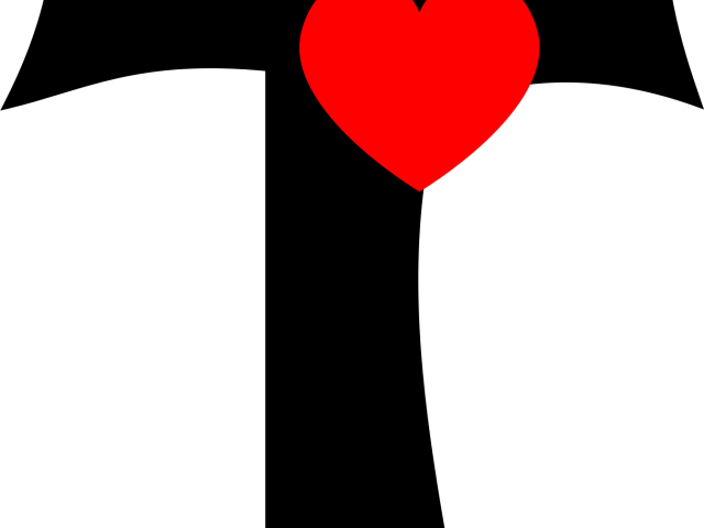 Jesus On The Cross Clipart - Heart (640x480)