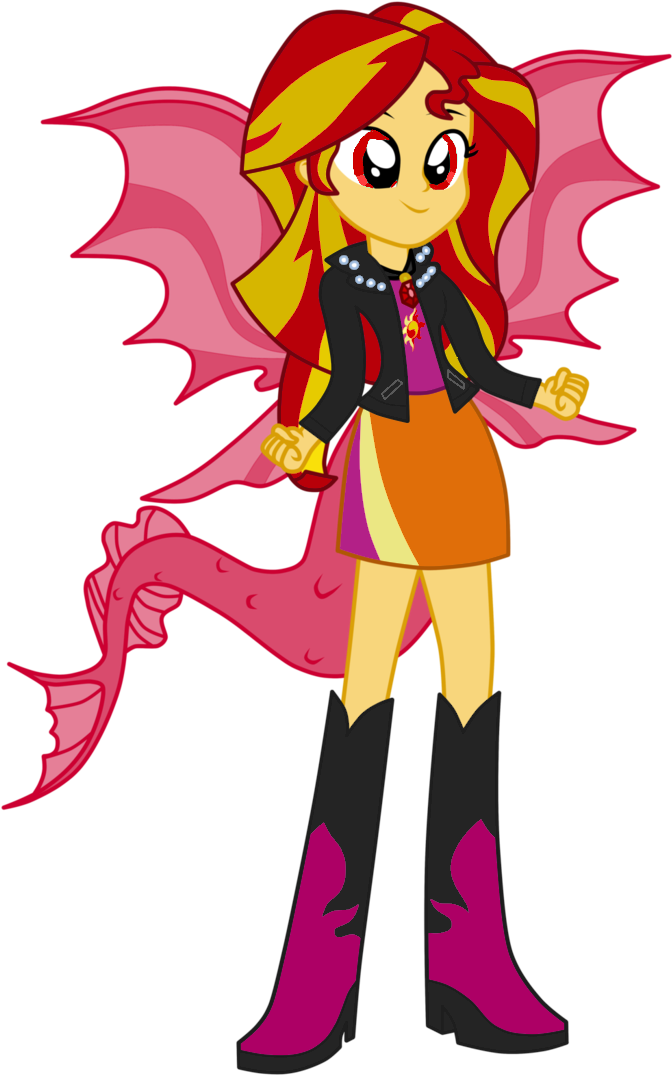Siren Sunset Shimmer Darker By Assassins-creed1999 - Sunset Shimmer As A Dazzling (701x1139)