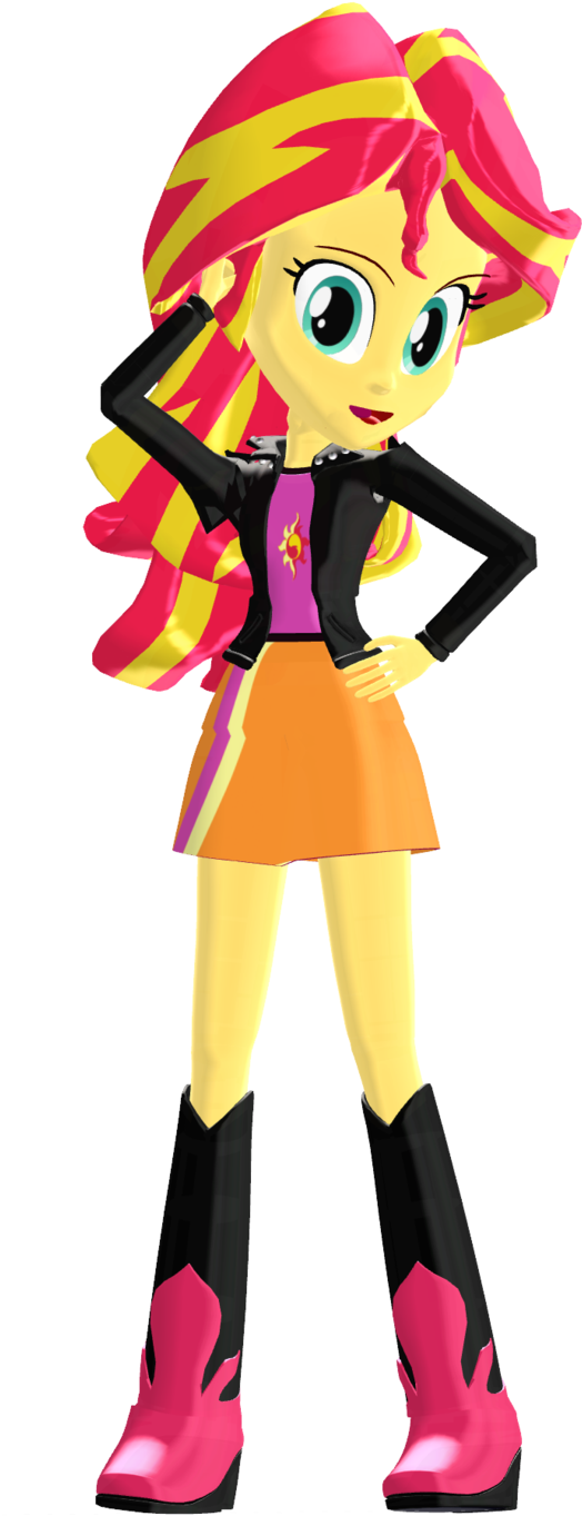 Mmd Eg Sunsetshimmer Dl By Frede15 - Dl Eg Sunset Shimmer (547x1459)