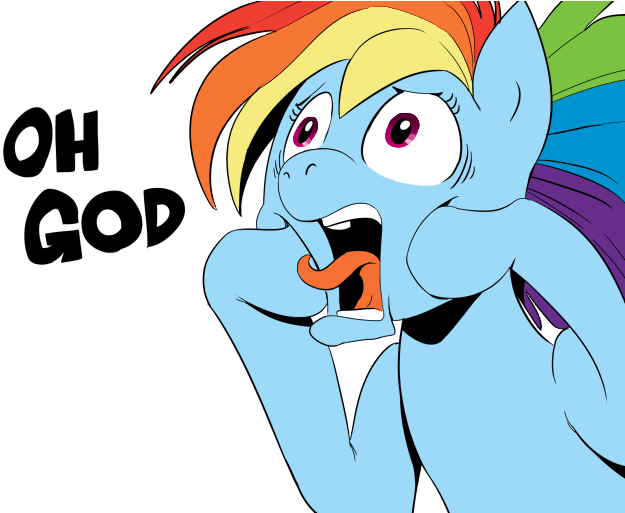 2 Oh Cod Rainbow Dash Derpy Hooves Pony Hair Face Facial - God My Little Pony (640x512)