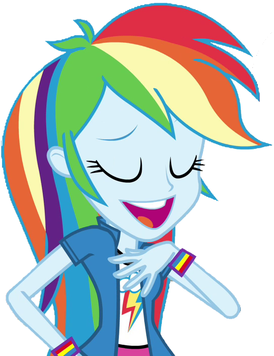 Fella, Bracelet, Equestria Girls, Eyes Closed, Female, - Rainbow Dash Equestria Girl (544x707)