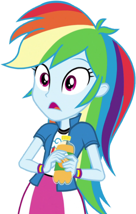 Fella, Bottle, Bracelet, Cider, Dance Magic, Drink, - Rainbow Dash Equestria Girls Serie (452x694)