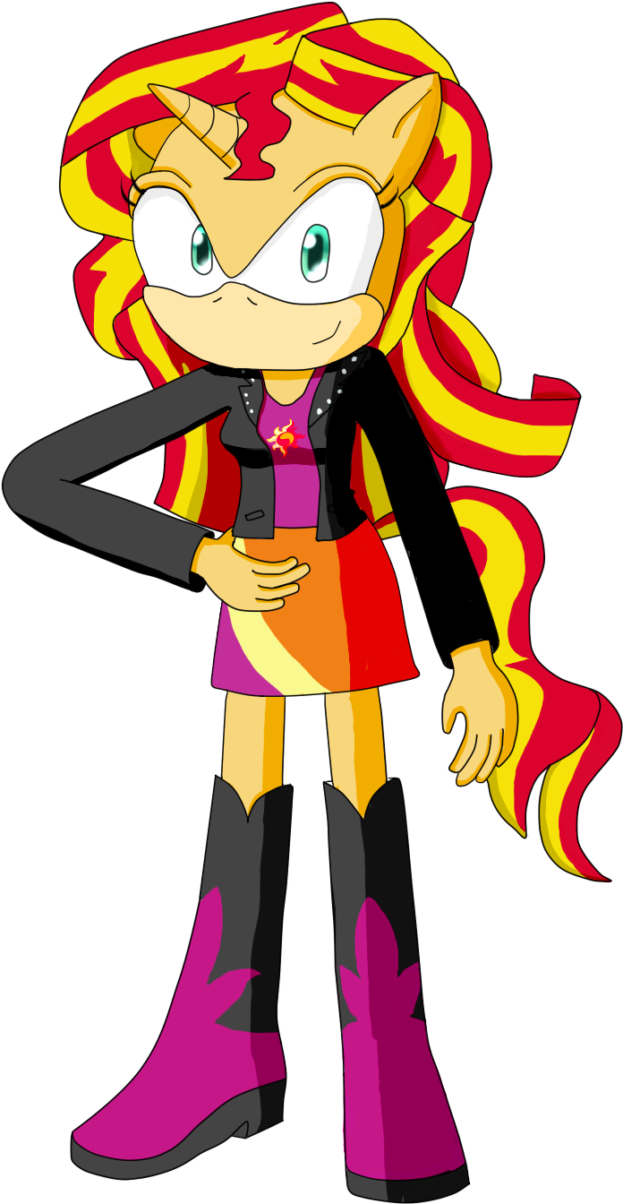 Mobian Sunset Shimmer Updated By Infinityr319 - Comics (1020x1536)