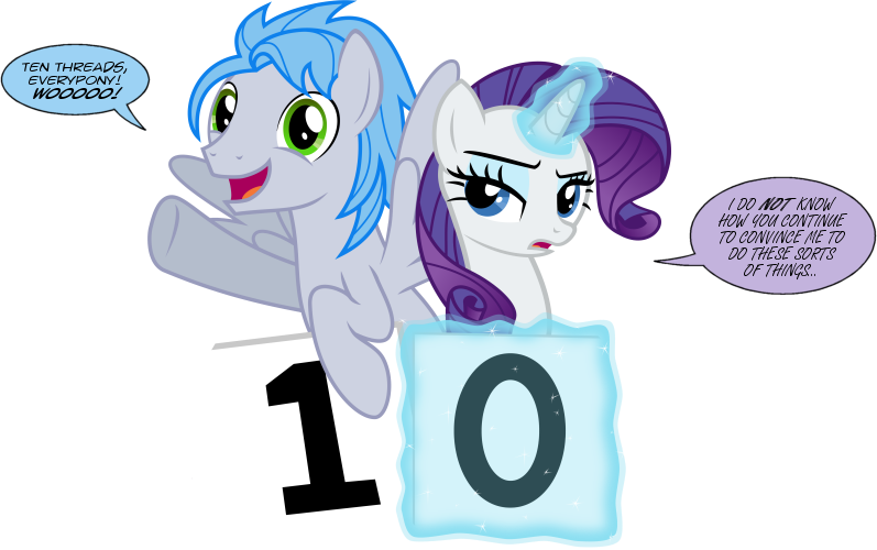 My Little Pony - Mlp Vinyl And Octavia (797x500)