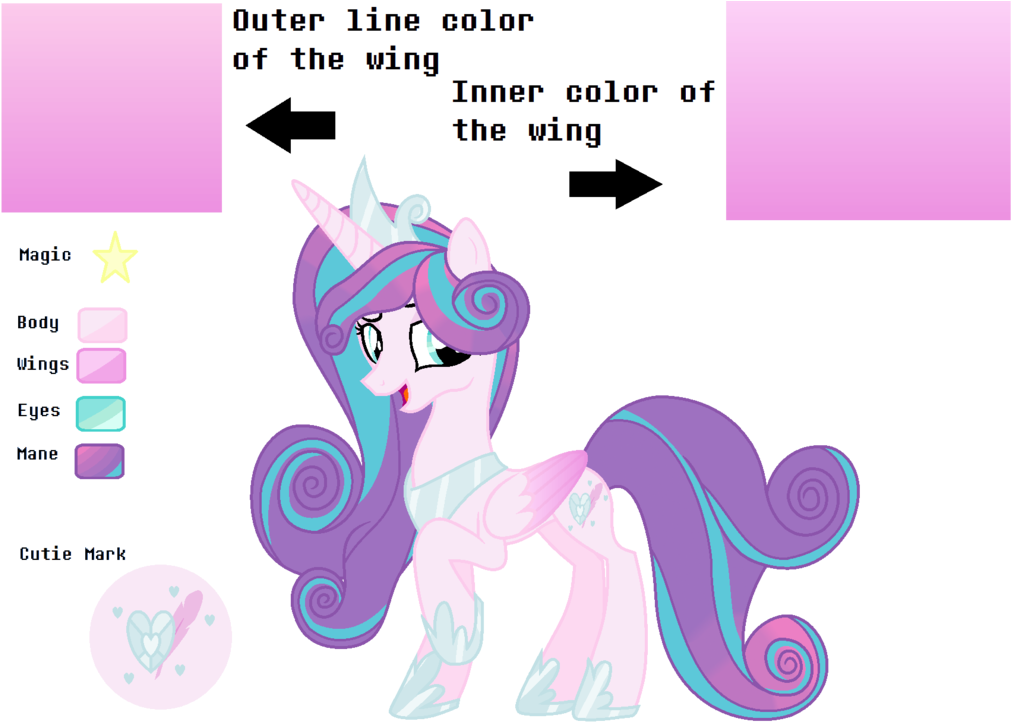 Mlp Princess Flurry Heart - Pixel Art (1024x727)