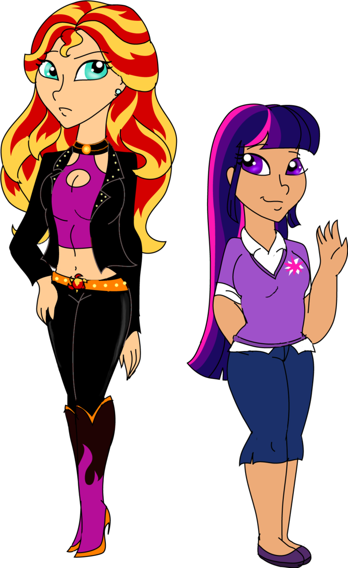 Mlp Sunset Shimmer And Twilight Sparkle Sex (700x1142)