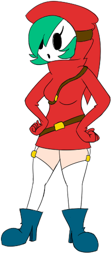 Shy Girl By Eyecupcakes - Cartoon (267x540)