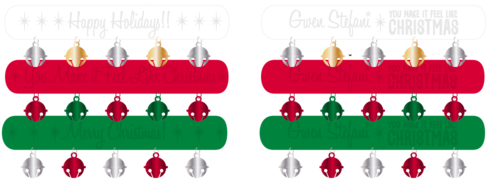 Rubber Christmas Bracelet With Bells - Gwen Stefani (600x600)