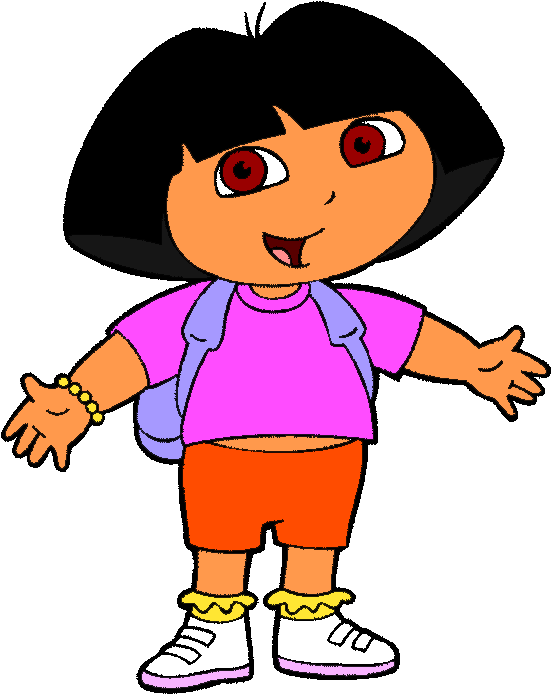 Dora Clip Art - Go Diego Go Girl (552x725)