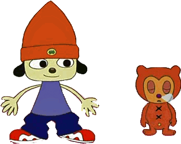 Tumblr Mo2qxkoqce1r308exo1 500 - Parappa The Rapper Gif (486x394)