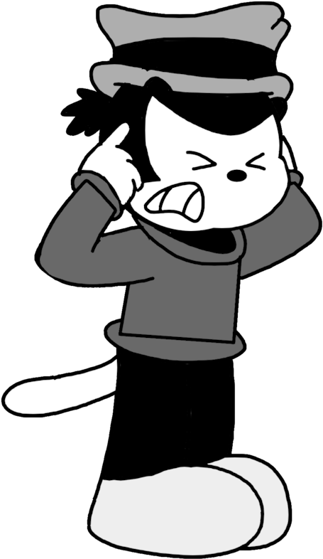 Pooch Covering His Ears By Marcospower1996 - Cartoon (1024x1024)