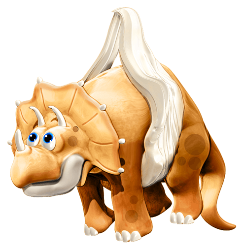 Baby Triceratops Sticker - Triceratops (528x528)