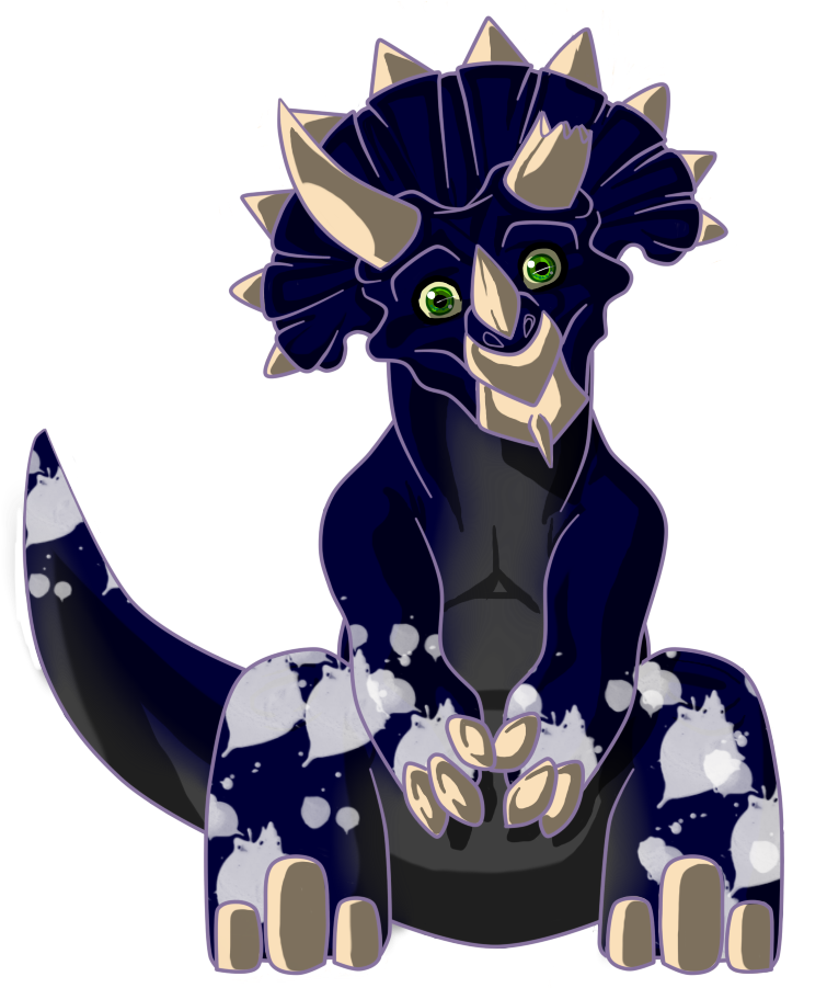 Triceratops - Adoptable - Custom - Freyjameili By Eaohkan - Cartoon (900x900)