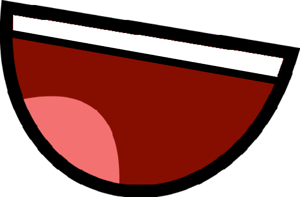 Teeth Mouth Smile - Bfdi Mouth Book (960x632)