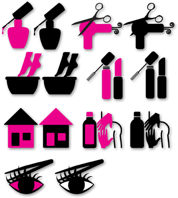 Beautician Icons - Beautician Icons (595x683)