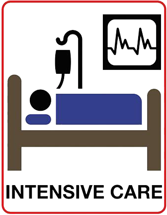 Doctors Have Put Him Under Sedation And Are Continuously - Intensive Care Unit Logo (336x431)