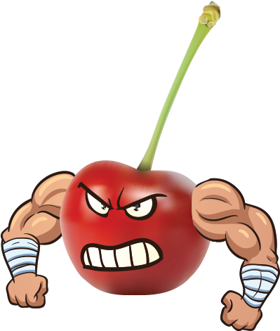 Strong Man Cartoon (400x489)