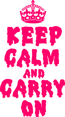 Keep Calm And Carry Onkeep Calm And Carry On Crown - Keep Calm And Carry (266x480)