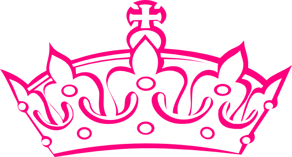 Crown Black And White Clipart - Crown Black And White (600x322)